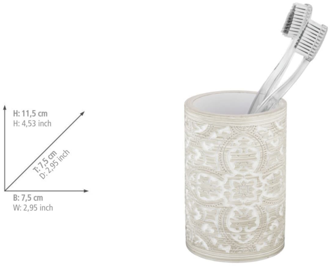 Wenko Ortezzano Badaccessoire-Set | Grau