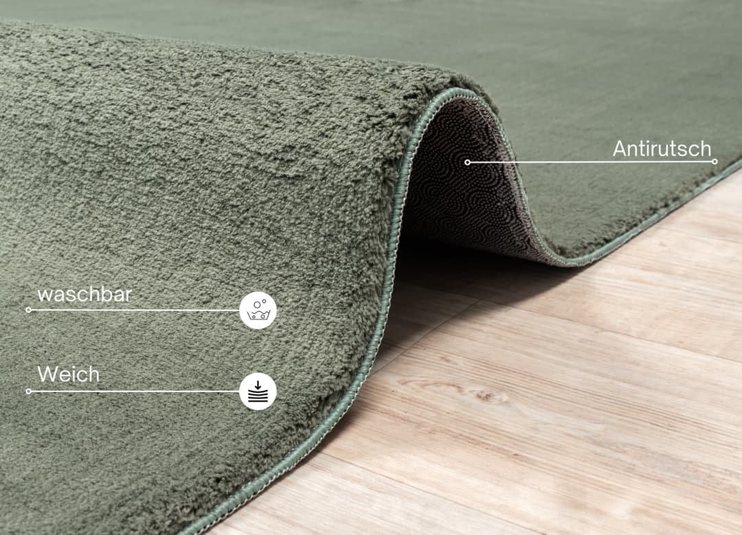 OTTO home Teppich Arabell | Grün