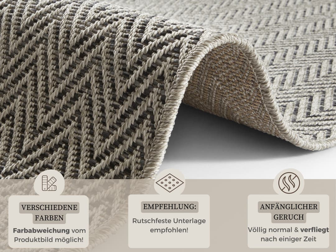HANSE Home Läufer Nature 500 | Grau