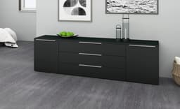 borchardt Möbel Sideboard Oliva | Schwarz