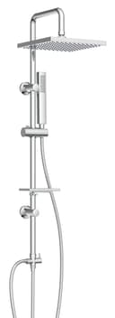 welltime Stangenbrause-Set LINA | Silber