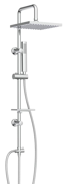 welltime Stangenbrause-Set LINA | Silber