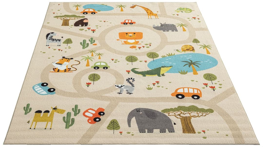 the carpet Teppich Happy Life | Beige