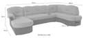 DOMO collection Wohnlandschaft Flores | Grau 5