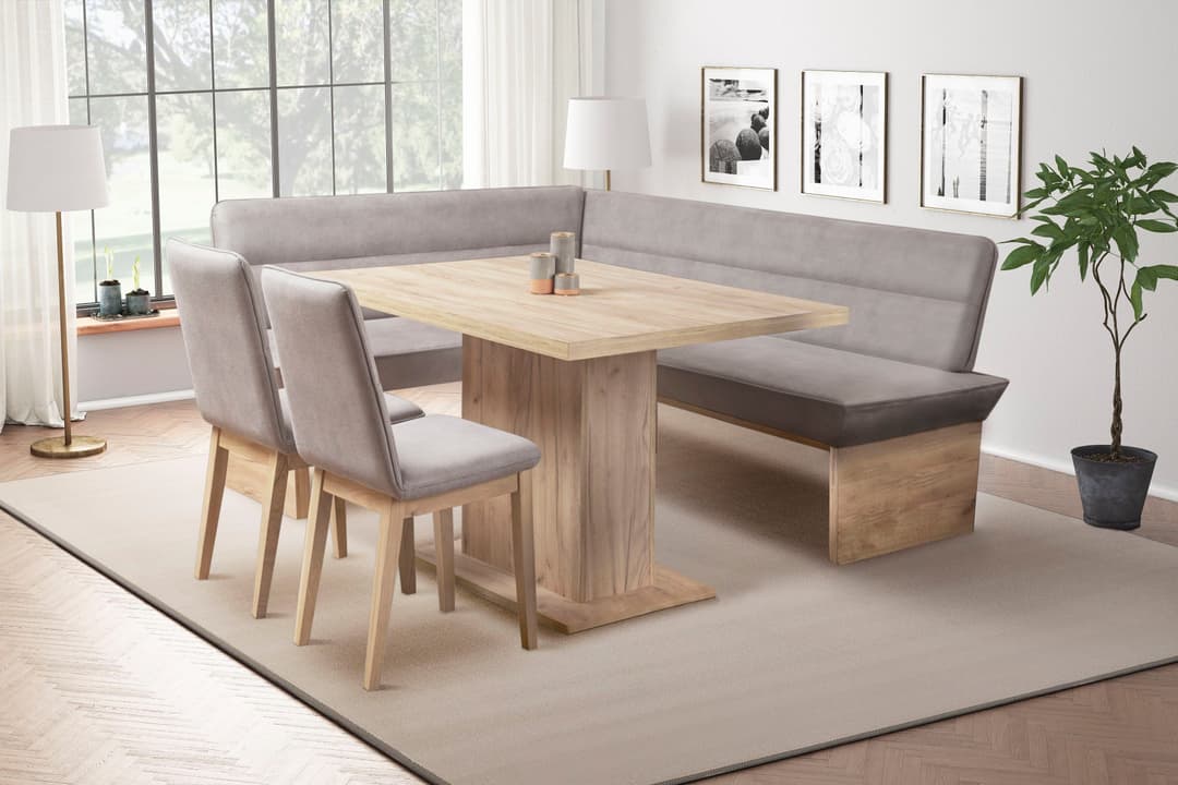 OTTO home Eckbankgruppe Beluna + Cross Essecke Sitzgruppe Eckbank