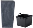 Prosperplast Urbi Square Effect Pflanzkübel | Grau