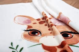 Babydecke Giraffe Baby Best | Weiß