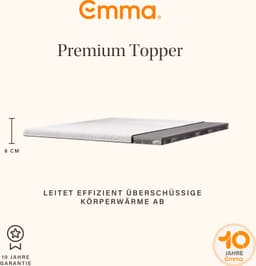 Emma Premium Topper | Weiß