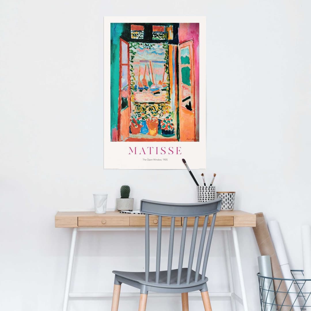 Reinders! Poster Matisse - window | Mehrfarbig