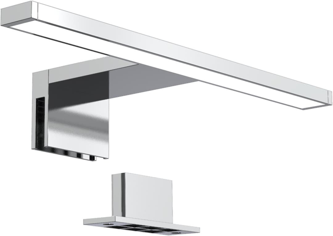 B.K.Licht Spiegelleuchte Carina | Silber