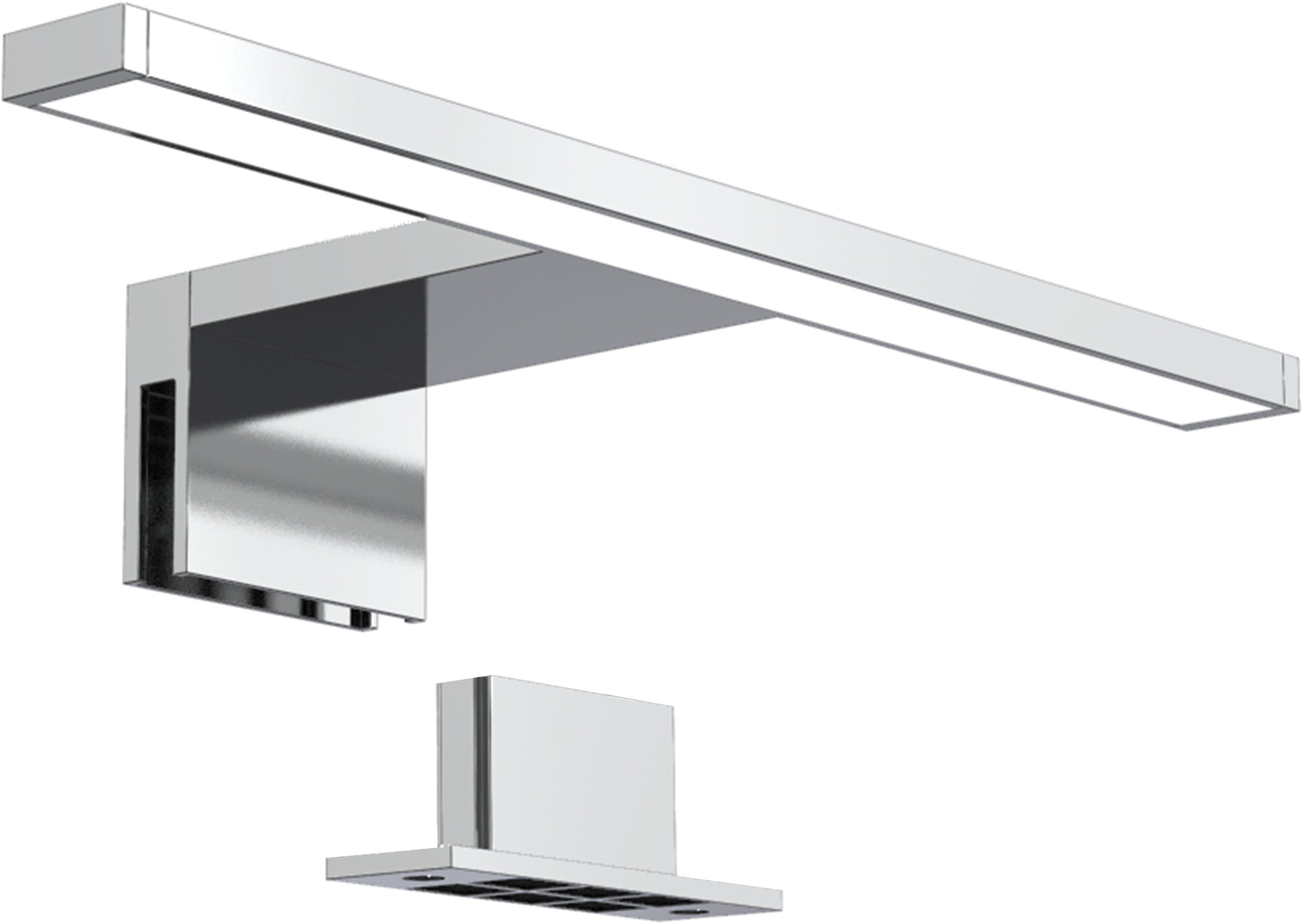 B.K.Licht Spiegelleuchte Carina | Silber