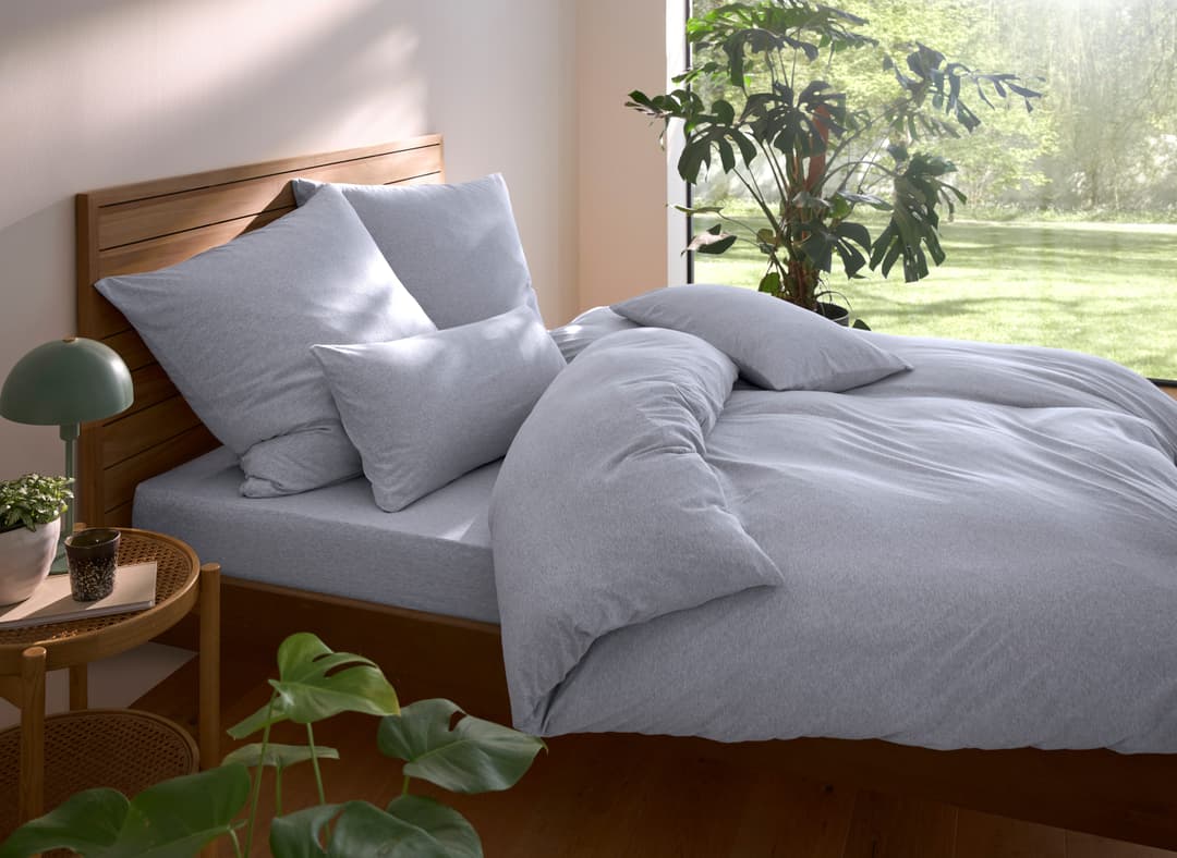 OTTO home Bettwäsche Valje | Grau