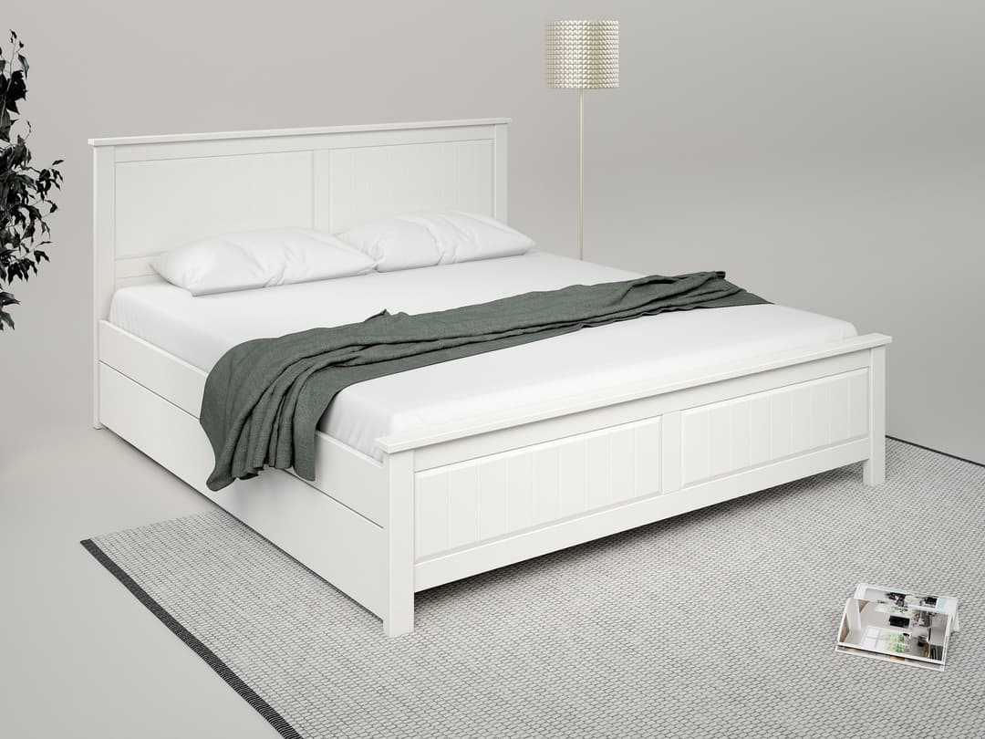 OTTO home Massivholzbett Northwood | Weiß