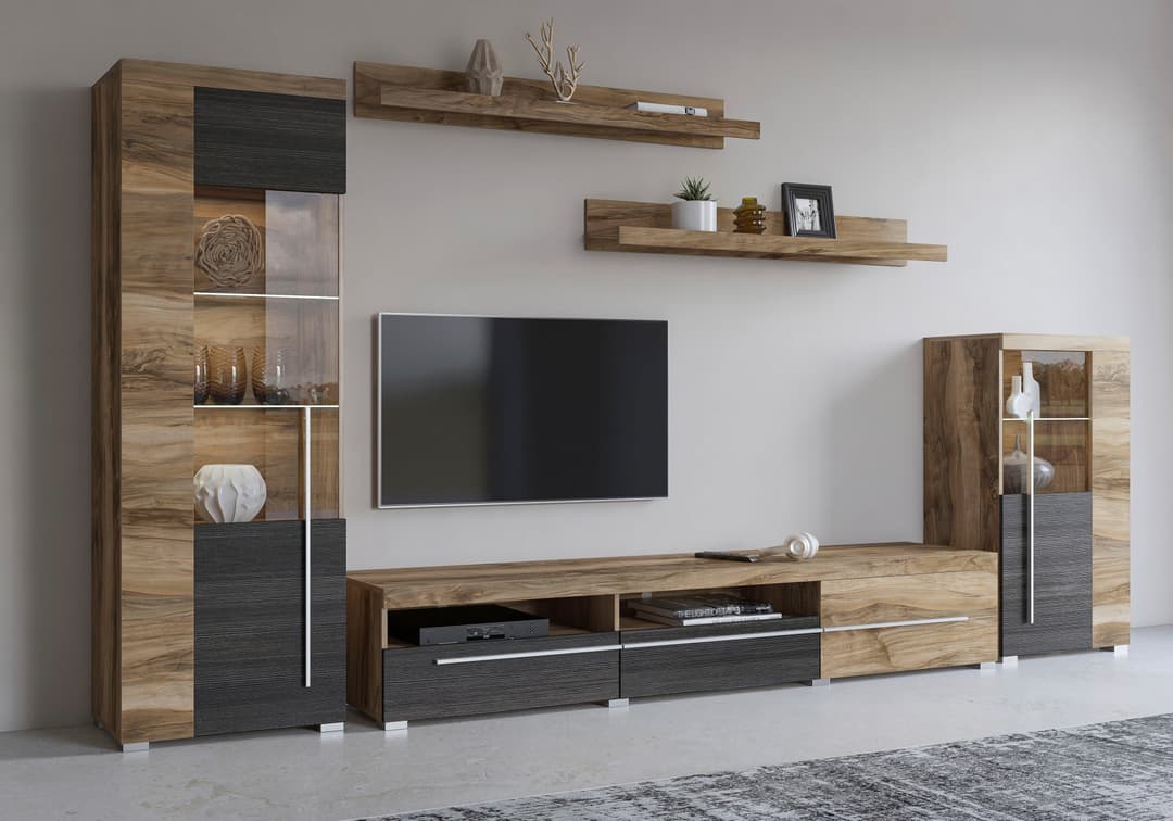 OTTO home Wohnwand Roger | Holztöne