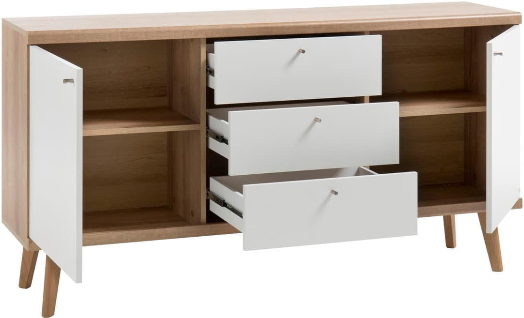 Home affaire Sideboard Merle | Weiß