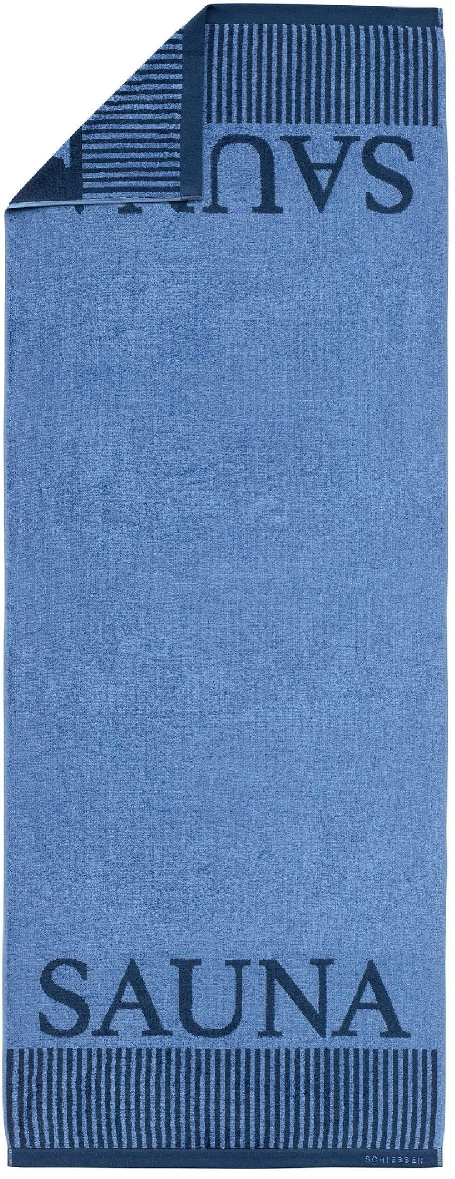 Schiesser Saunatuch Rom | Blau