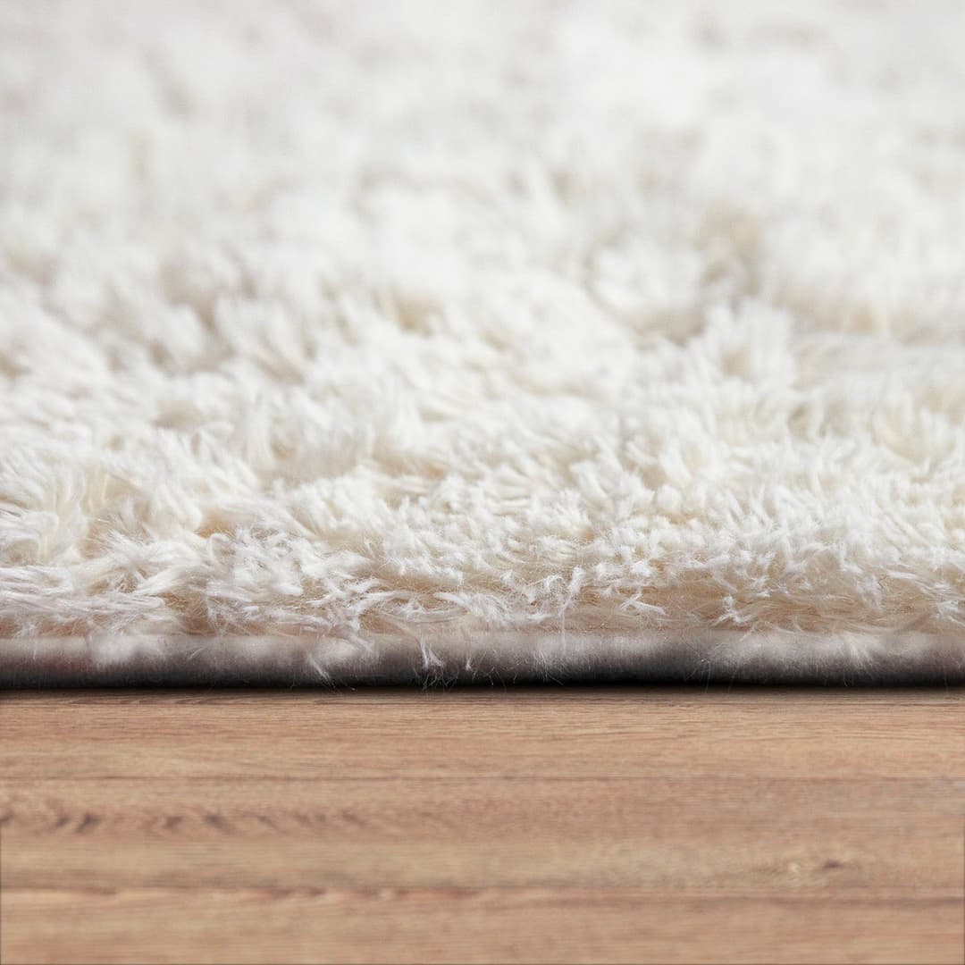 Paco Home Hochflor-Teppich Silky 591 | Beige