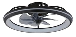 GLOBO LIGHTING CELESTE Deckenleuchte mit Ventilator | Schwarz