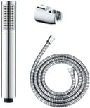 Wenko Basic Line Handbrause Set | Silber
