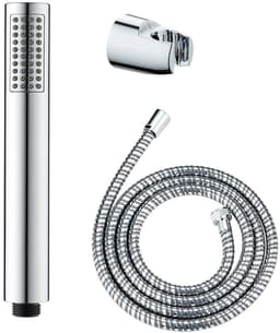 Wenko Basic Line Handbrause Set | Silber