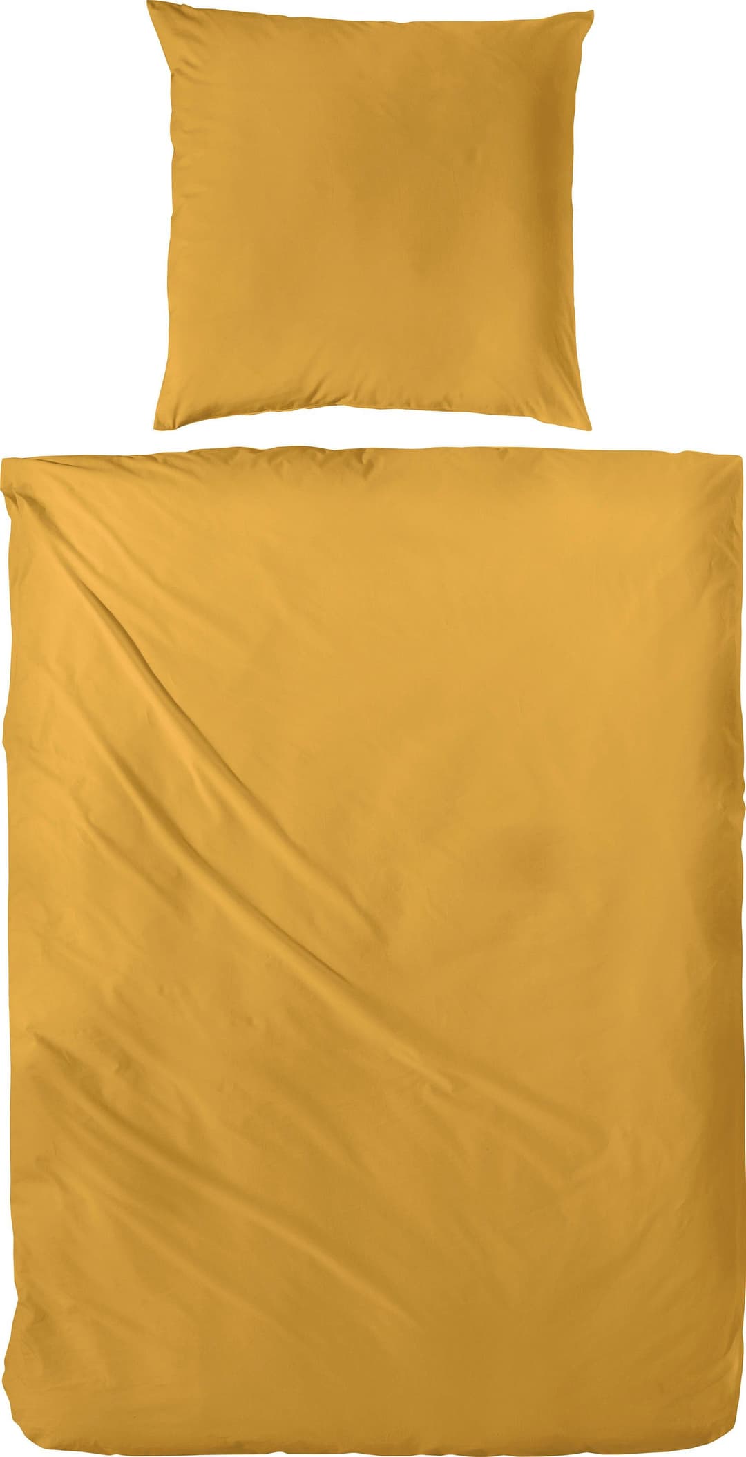 Primera Bettwäsche Uni Luxus-Satin | Gelb