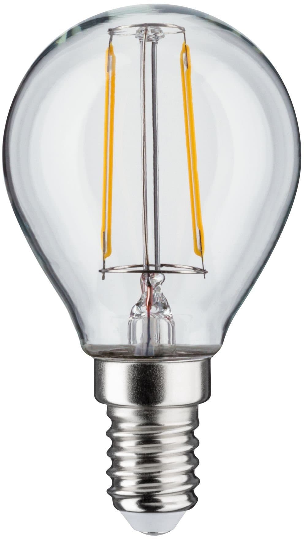Paulmann LED-Filament 5er Pack 2,6W Tropfen E14 klar 2700K
