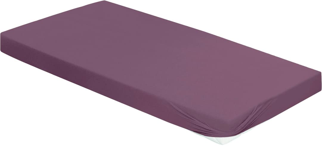 BIERBAUM Jersey Spannbettlaken | Lila