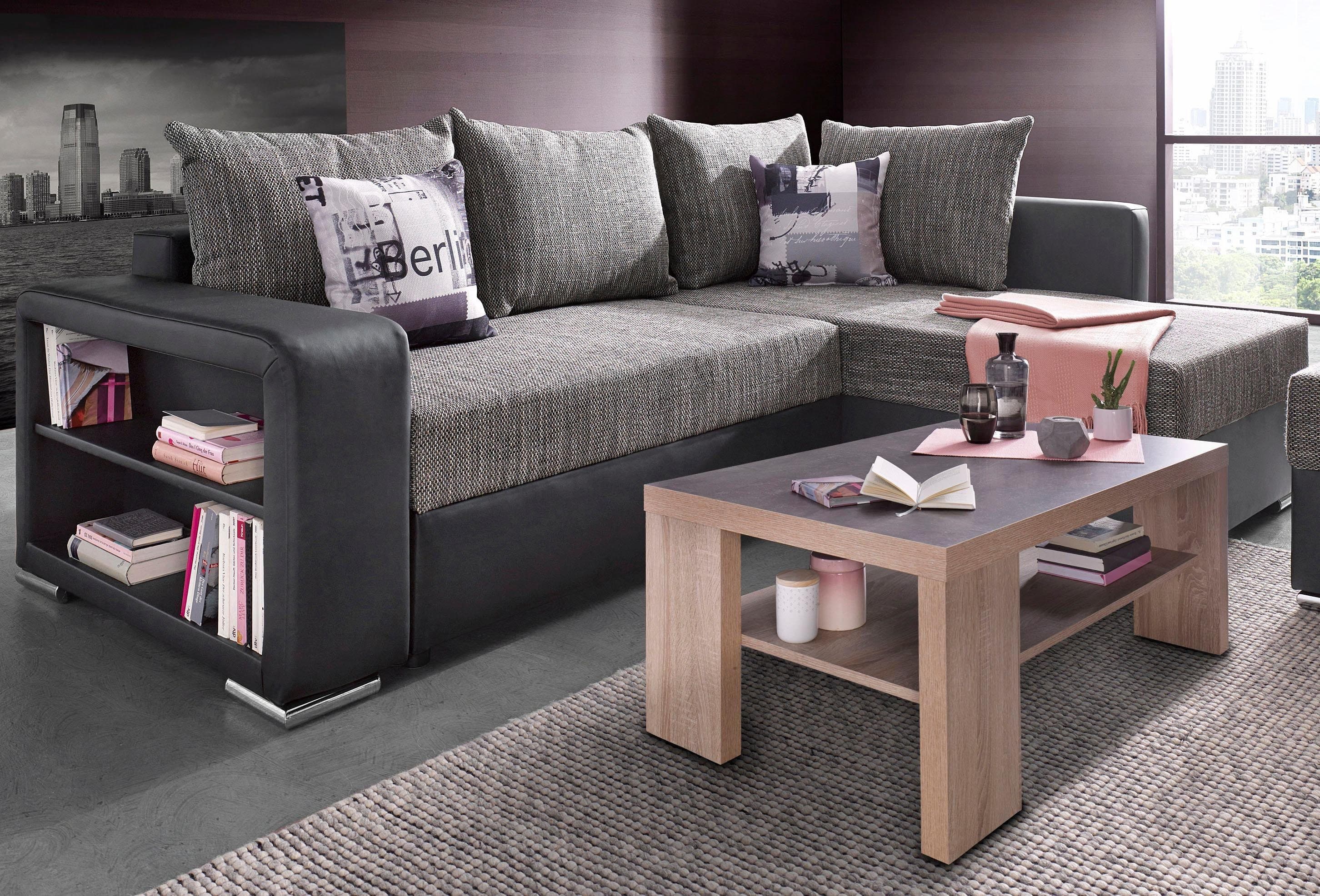 COLLECTION AB Ecksofa John L-Form | Grau