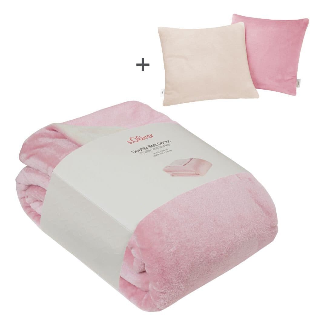 Wohndecke Doublesoft | Rosa