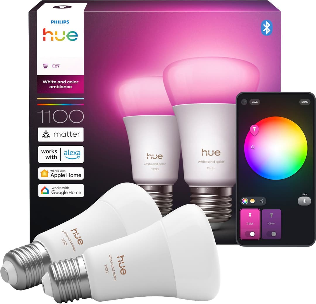 Philips Hue LED-Leuchtmittel White and Color Ambiance | Weiß