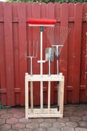 promadino Gartengerätehalter Universal 353/38 | Holztöne 3