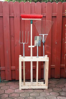 promadino Gartengerätehalter Universal 353/38 | Holztöne