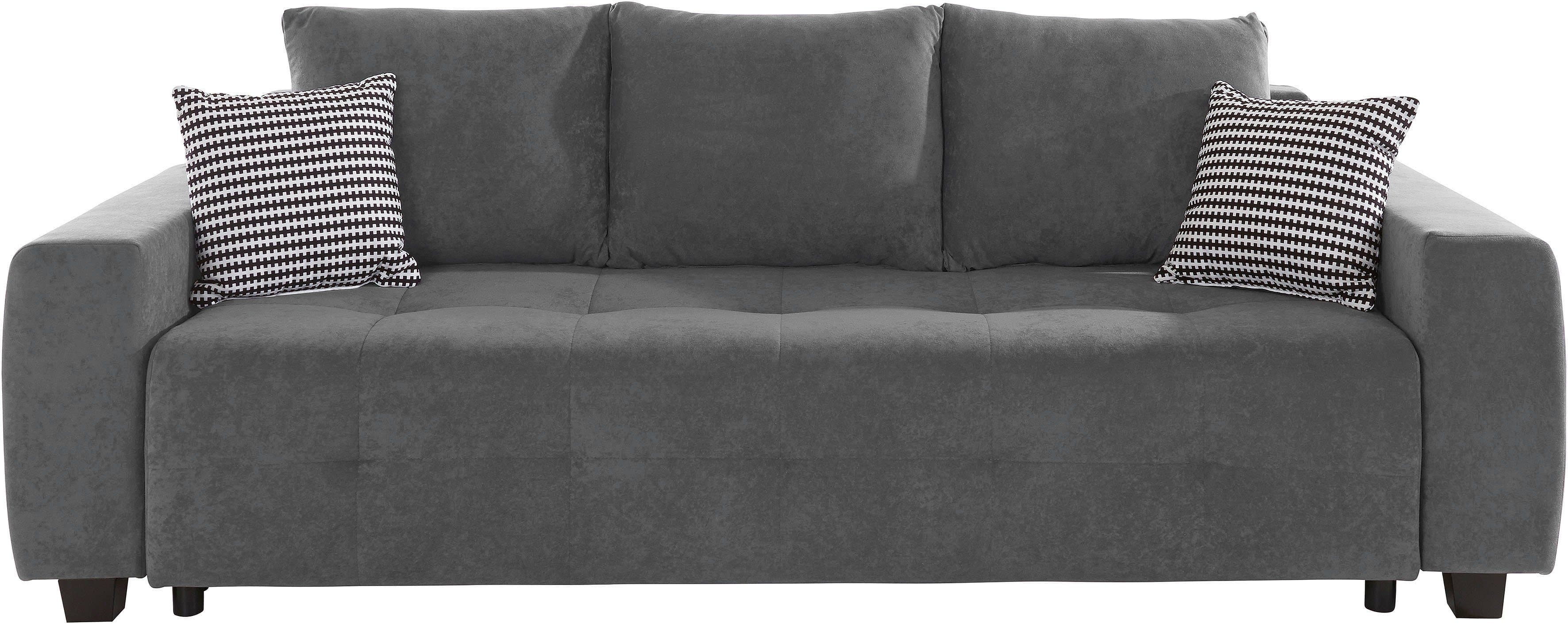 COLLECTION AB Schlafsofa Bella | Grau