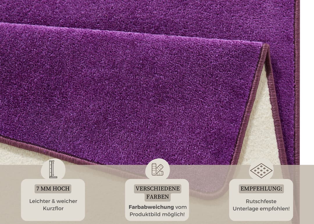 HANSE Home Teppich Fancy | Lila