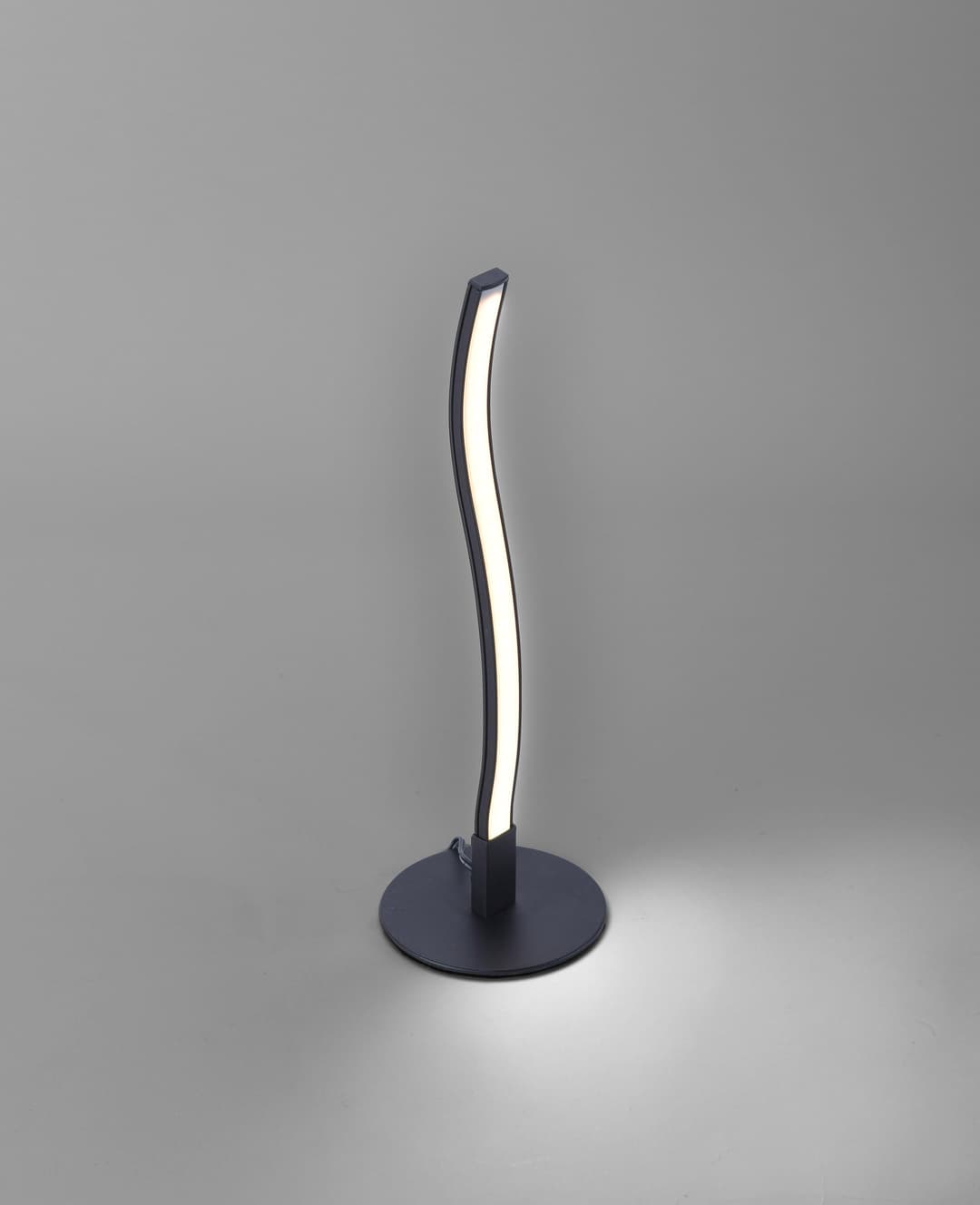 JUST LIGHT LED Tischleuchte WAVE | Schwarz
