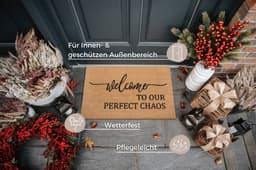 HANSE Home Fußmatte Kokos Perfect Chaos | Holztöne