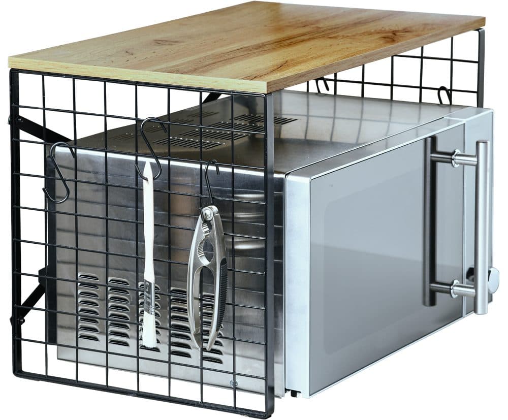 KESPER® Küchenregal Mikrowellen Regal | Holztöne