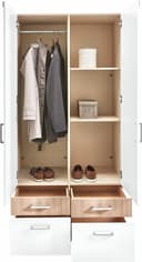 priess Kleiderschrank | Holztöne 3