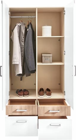 priess Kleiderschrank | Holztöne