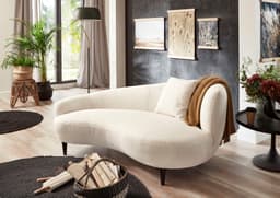 ATLANTIC home collection Chaiselongue Olivia | Beige