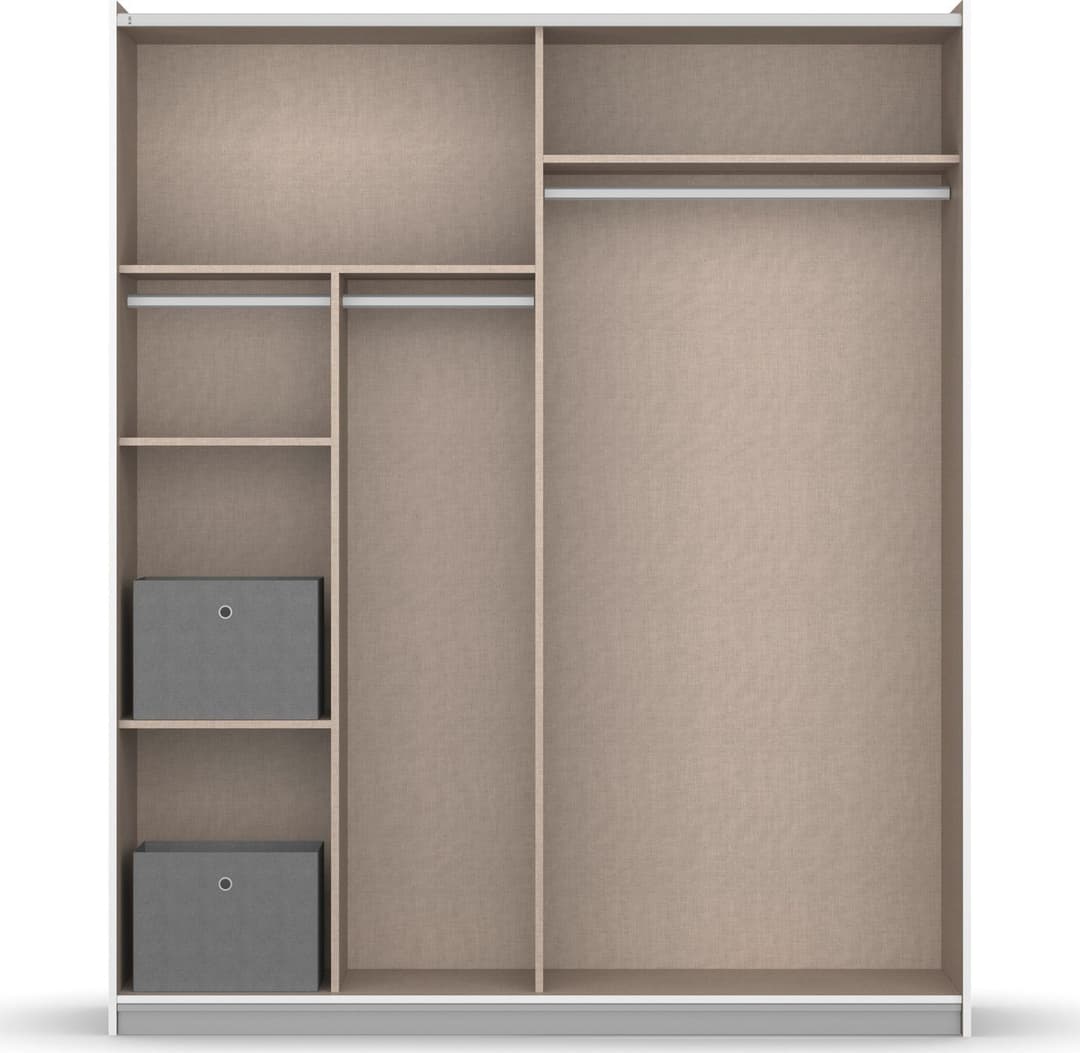 rauch Schwebetürenschrank REFLECT | Weiß