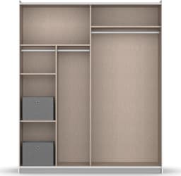 rauch Schwebetürenschrank REFLECT | Weiß