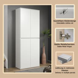 INOSIGN Novara Mehrzweckschrank | Weiß