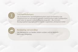 Taschenfederkernmatratze Majestät First Class | Weiß