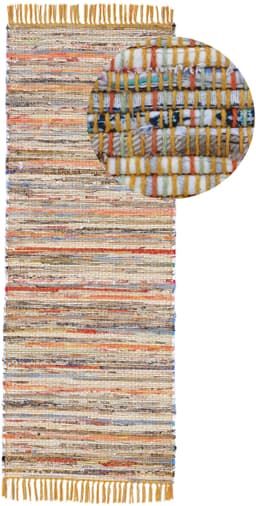 carpetfine Teppich Kelim Chindi | Gelb