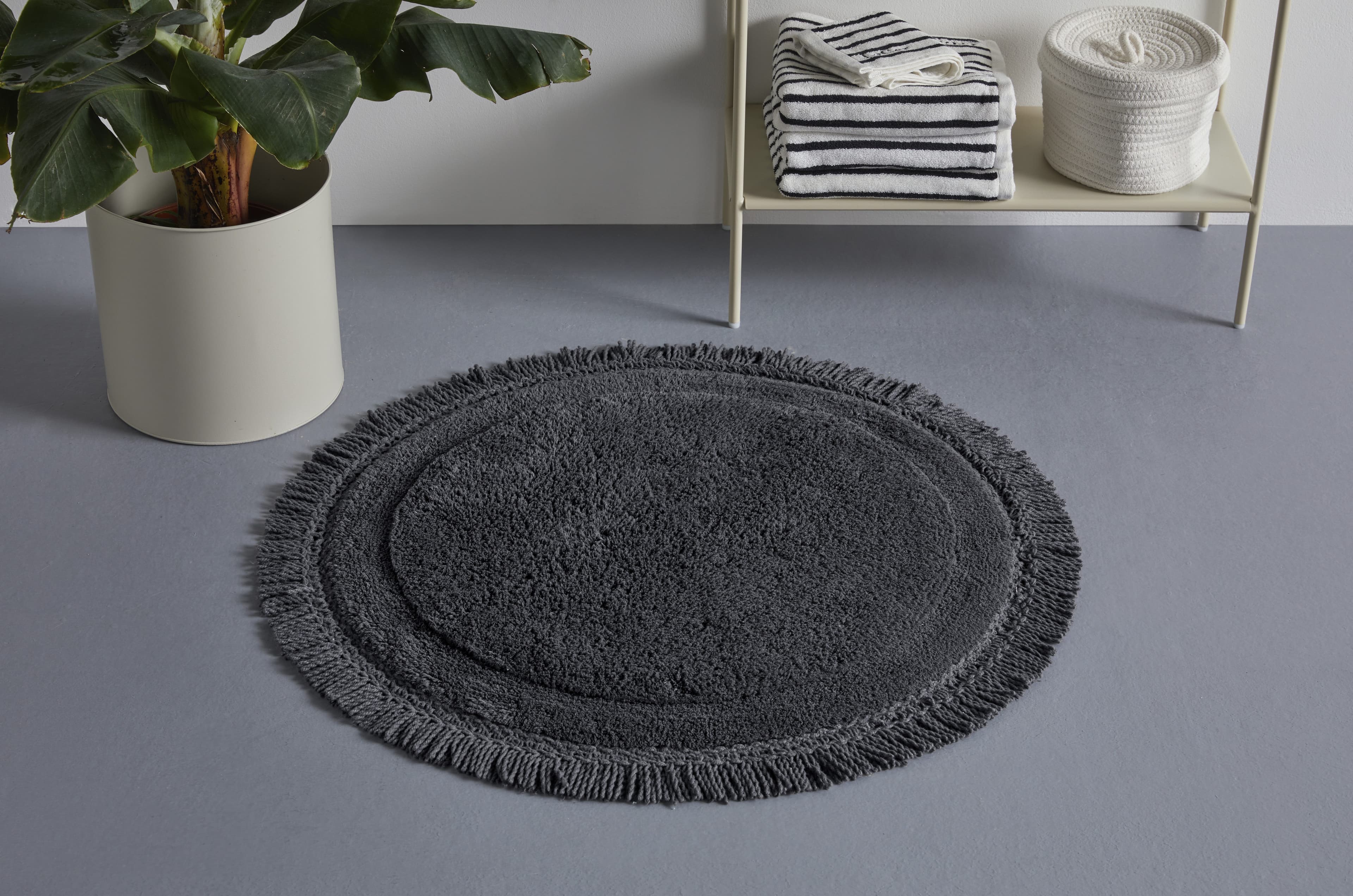 LeGer Home by Lena Gercke Badematte Tamsin | Schwarz