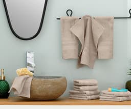 OTTO home Waschlappen Vanessa | Beige