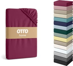 OTTO home Spannbettlaken Physalis Topper COMFORT | Rot