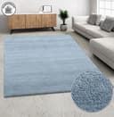 THEKO Gabbeh Uni Wollteppich | Blau 2