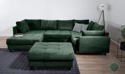 COLLECTION AB Wohnlandschaft Toni U-Form | Grün